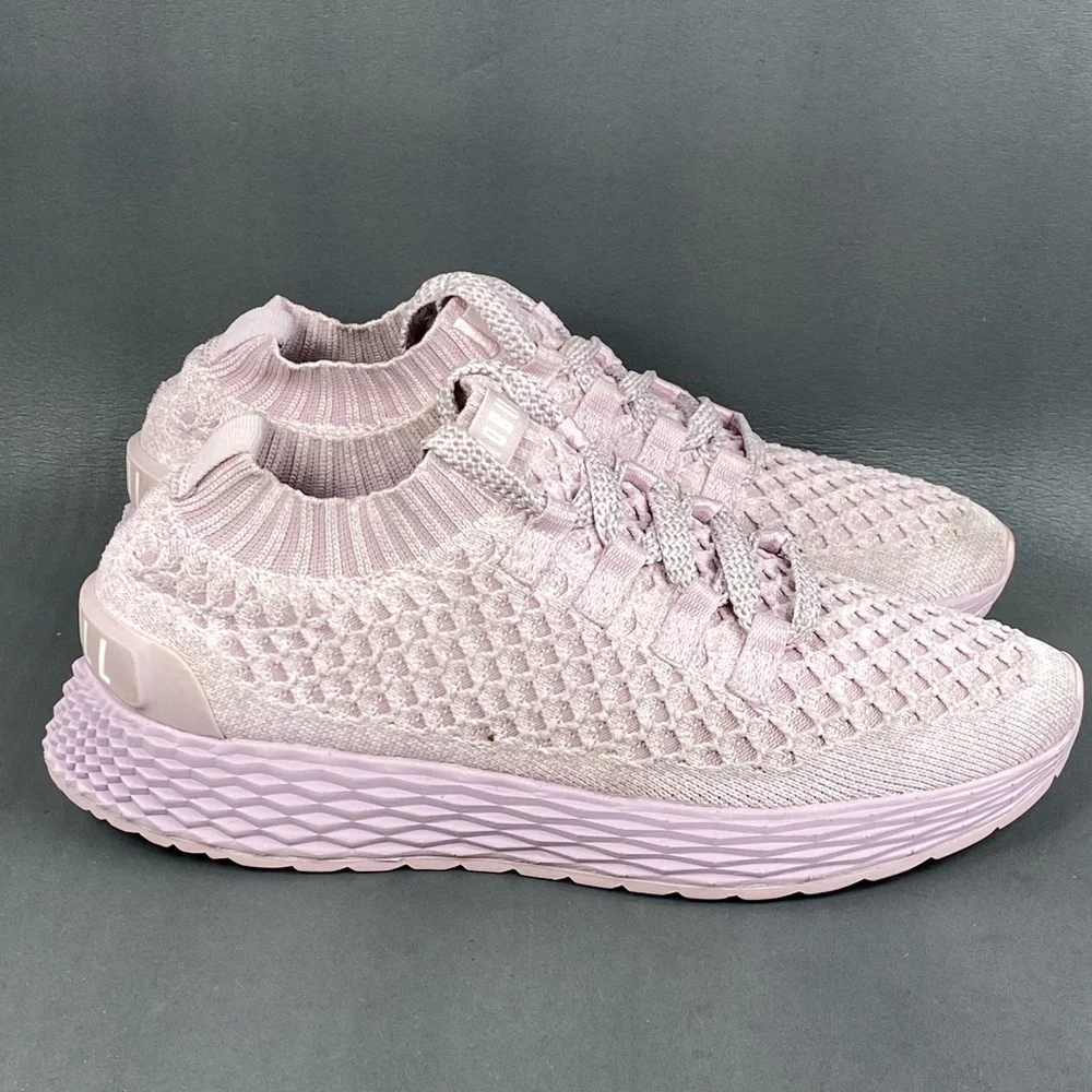 NOBULL LILAC KNIT RUNNER ATHLETIC SNEAKER SHOES WOMEN SIZE 7.5